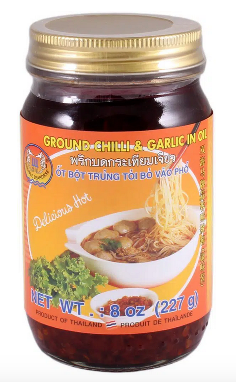 Chili & knoflook in olie