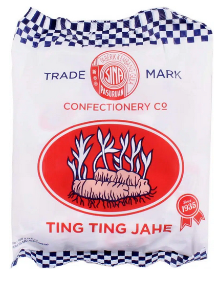 Gembersnoepjes ting ting jahe