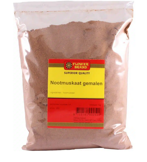 Nootmuskaat gemalen