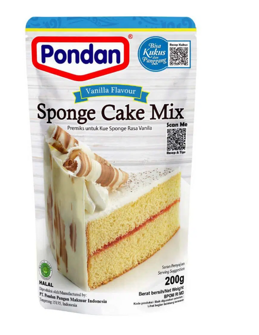 Cakemix sponge vanille Pondan