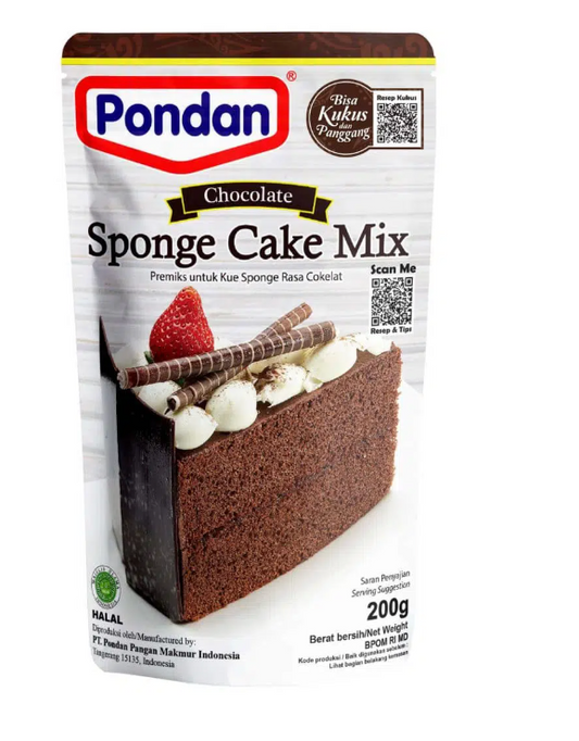 Cakemix Sponge Chocolate pondan