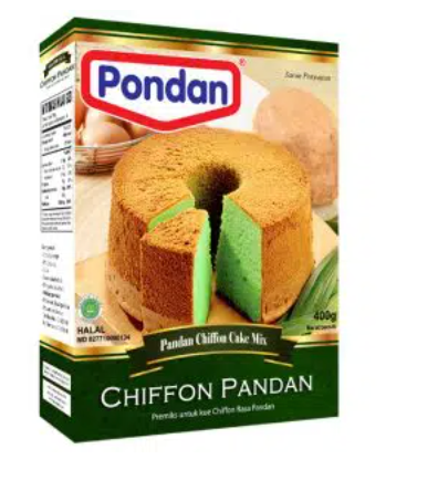 Cakemix pandan chiffon Pondan