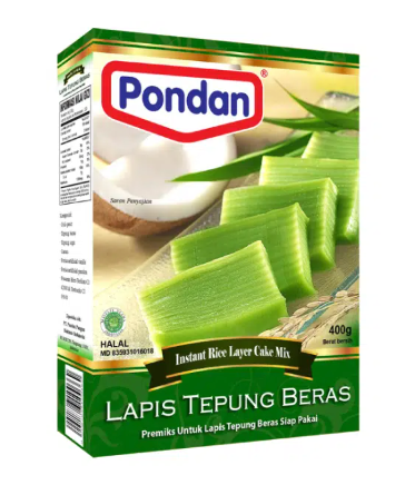 Pondan Cakemix lapis tepung beras 400g