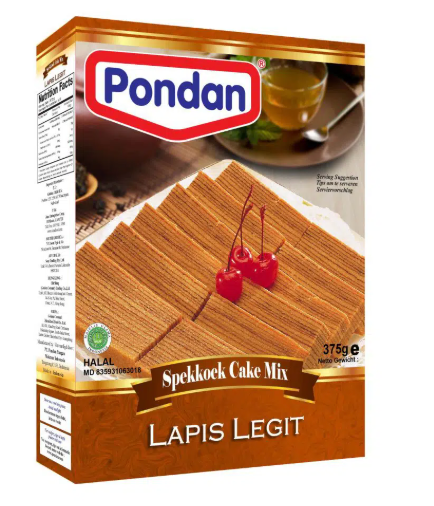 Pondan Cakemix spekkoek lapis legit 375g