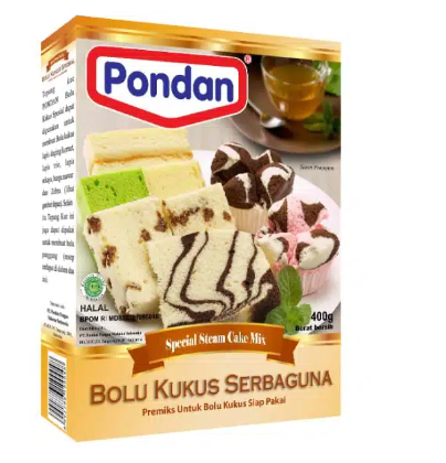 Pondan Cakemix bolu kukus serbaguna 400g