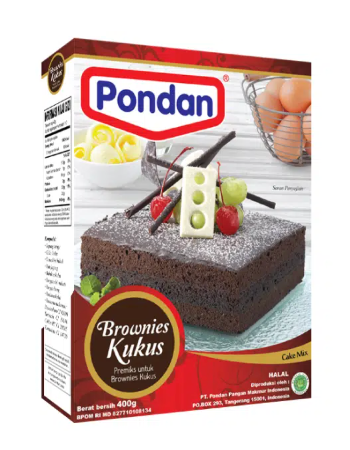 Pondan Cakemix brownies kukus 400g